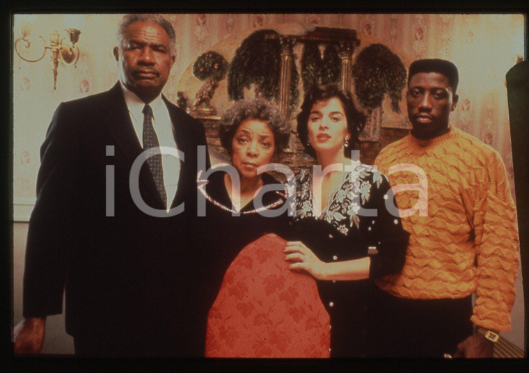 35mm vintage slide* 1991 JUNGLE FEVER di Spike LEE - il cast del film (3)