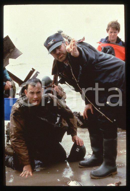 35mm vintage slide* 1998 SAVING PRIVATE RYAN - Tom HANKS e Steven SPIELBERG