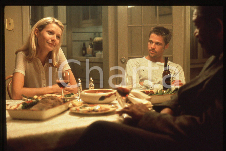 35mm vintage slide* 1995 Film SEVEN - Gwyneth PALTROW Brad PITT e Morgan FREEMAN