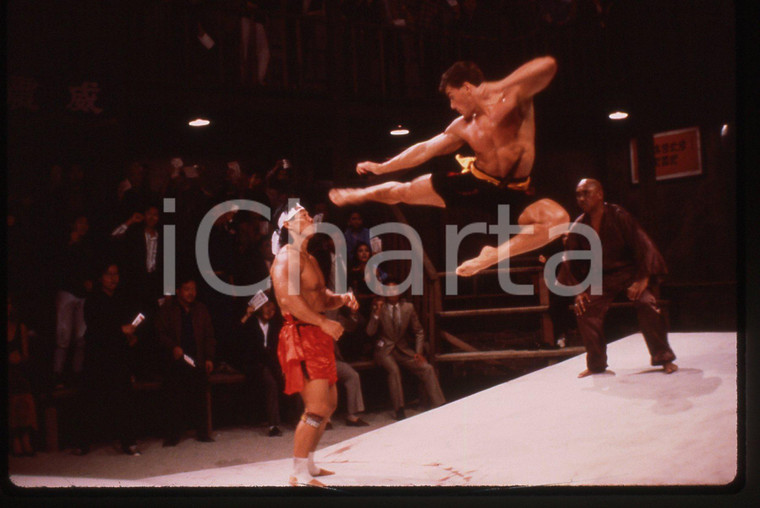 35mm vintage slide* 1988 Film BLOODSPORT - Jean-Claude VAN DAMME e Bolo YEUNG