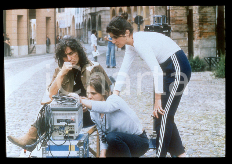 35mm vintage slide* 1998 Film RADIO FRECCIA - Luciano LIGABUE il regista sul set