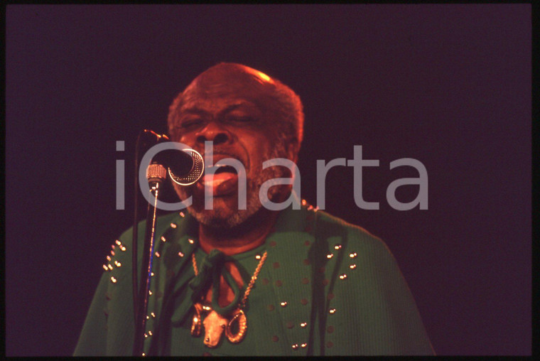 35mm vintage slide* 1991 Festival SANREMO Blues - Rufus THOMAS in concerto 