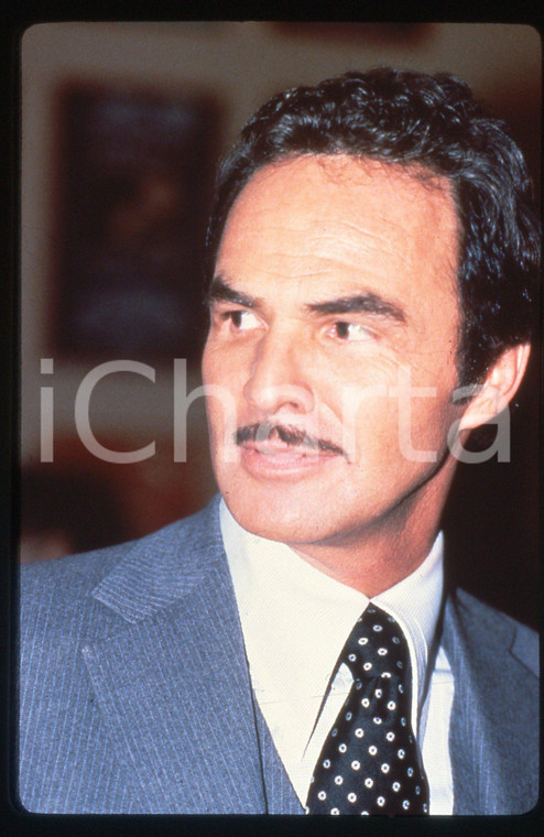 35mm vintage slide* 1980ca CINEMA - Burt REYNOLDS ritratto dell'attore