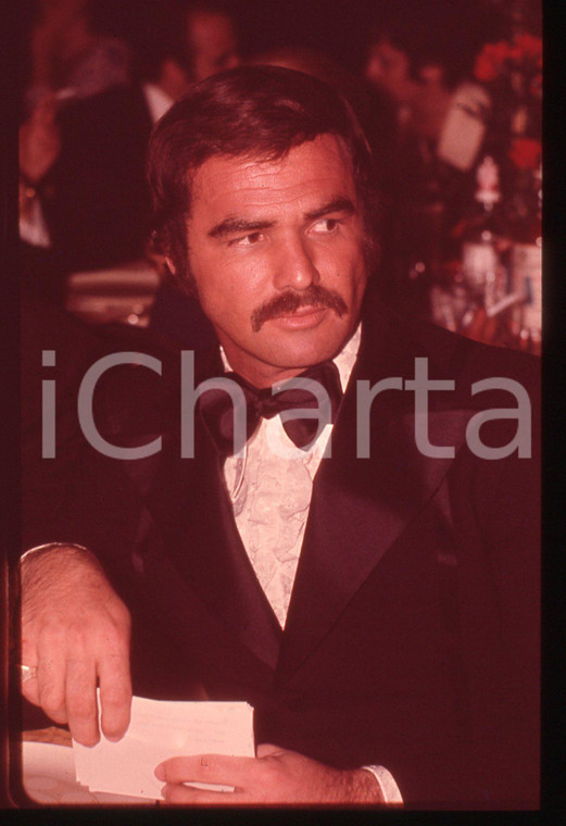 35mm vintage slide* 1980ca CINEMA - Burt REYNOLDS ritratto dell'attore (2)