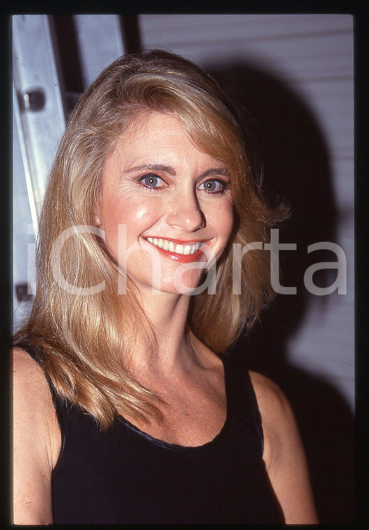 35mm vintage slide* 1992 MILAZZO PREMIO TV Olivia NEWTON-JOHN  Ritratto (3)