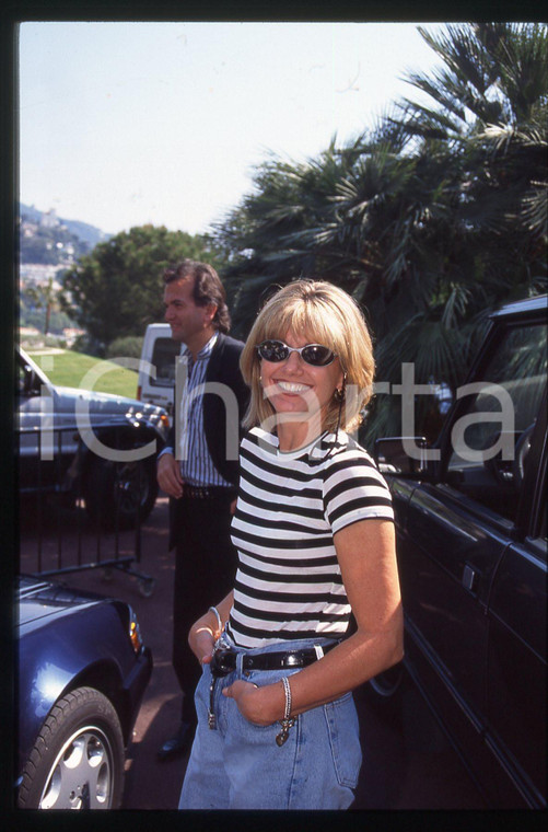 35mm vintage slide* 1995 MONTECARLO Olivia NEWTON-JOHN ai WORLD MUSIC AWARDS (2)