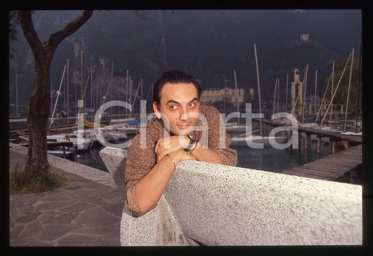 35mm vintage slide* 1990ca ITALIA MUSICA - Pino MANGO Ritratto del cantante (3)