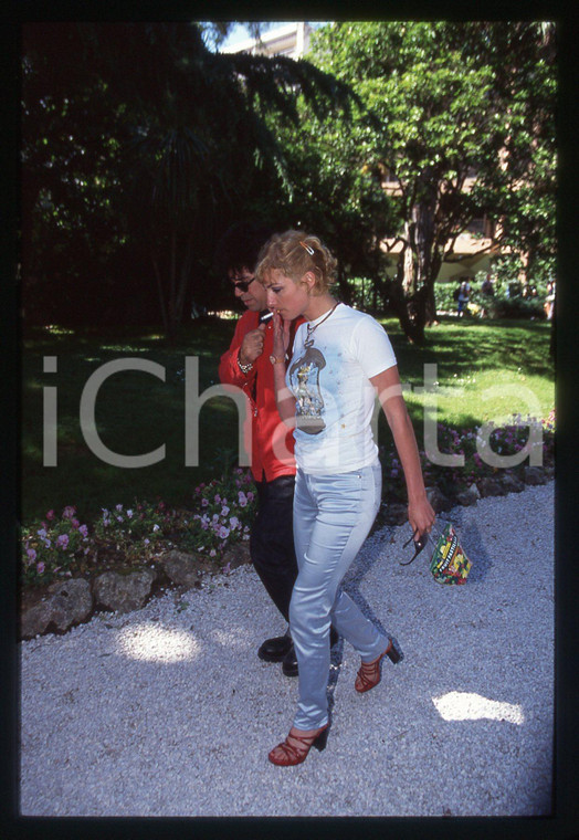 35mm vintage slide* 1996 Festival di CANNES - Najwa NIMRI e Pedro ALMODOVAR