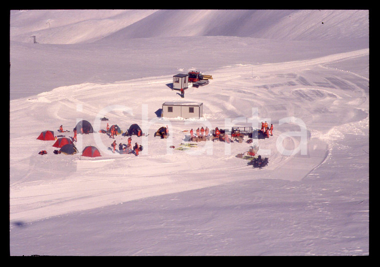 35mm vintage slide* 2001 CERVINIA - Campo allenamento per spedizione POLO NORD 6