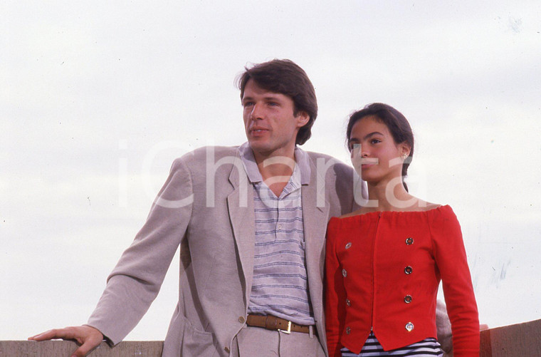 35mm vintage slide* 1988 FESTIVAL di CANNES Lambert WILSON e Inés SASTRE (3)