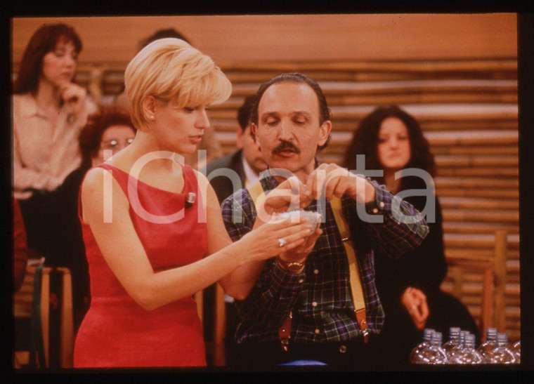 35mm vintage slide* 1998 CANALE 5 Maria Teresa RUTA Alessandro DI PIETRO 