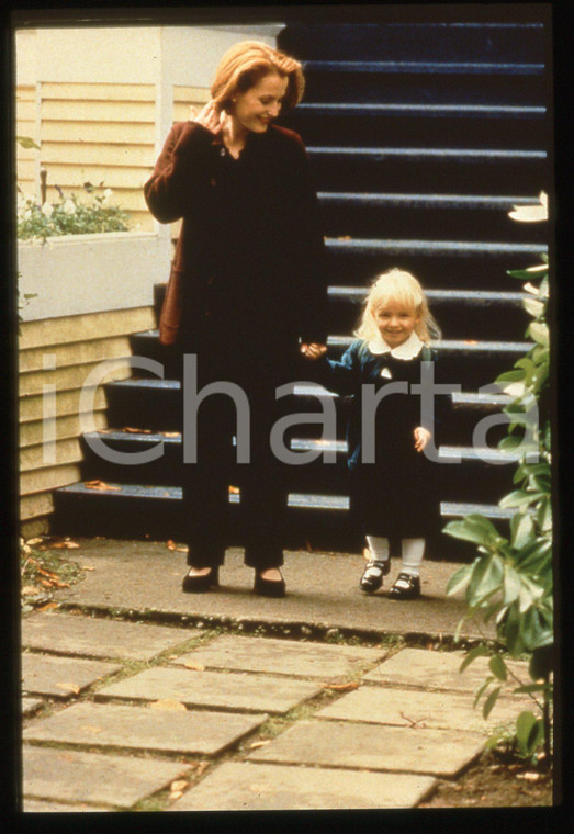 35mm vintage slide* 1998 X-FILES Gillian ANDERSON nell'episodio CHRISTMAS CAROL