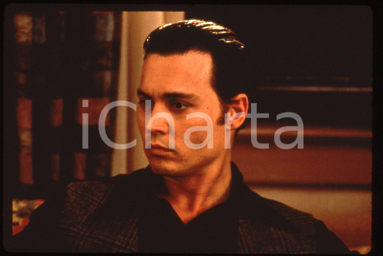 35mm vintage slide* 1997 DONNIE BRASCO Johnny DEPP in una scena del film (3)