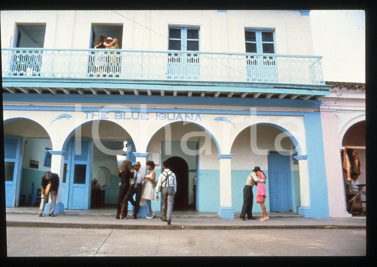 35mm vintage slide* 1988 THE BLUE IGUANA Regia John LAFIA - Una scena del film