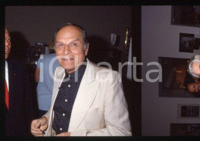 Antonello TROMBADORI - VENICE Journalist art critic 1986 * 35mm vintage slide 13