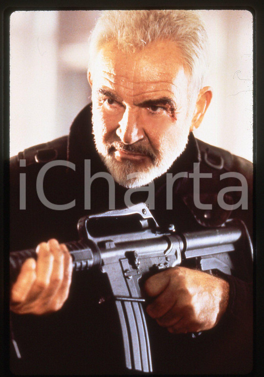 35mm vintage slide* 1996 THE ROCK Sean CONNERY in una scena del film