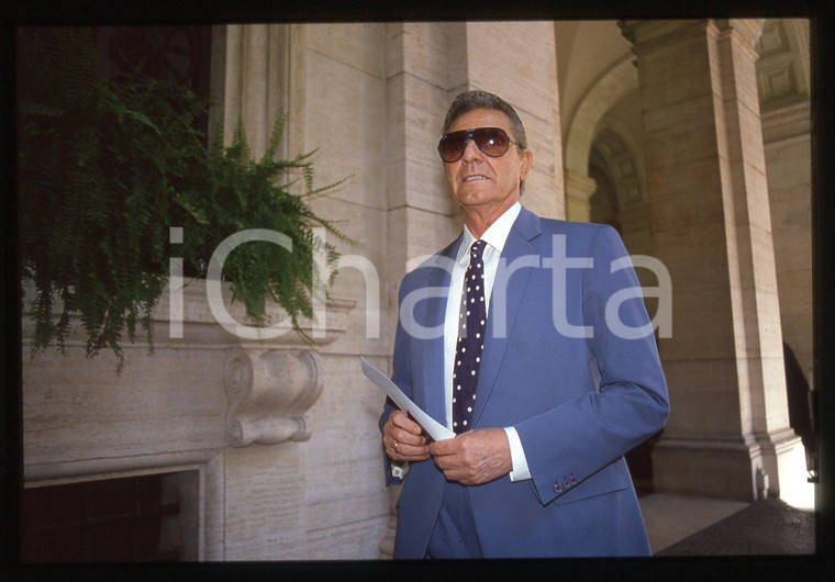 35mm vintage slide*1990ca ITALIA ECONOMIA Franco TATO' Ritratto dirigente ENEL 3