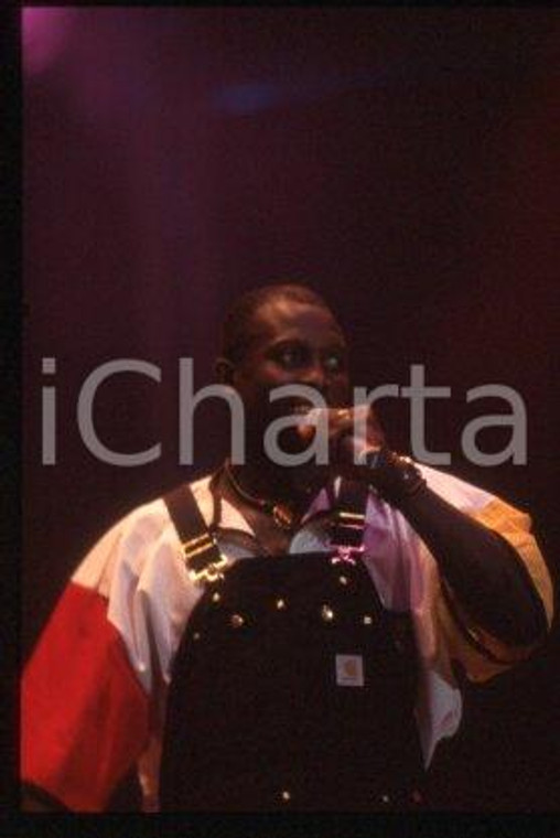 George WEAH - MILAN Liberian footballer Costume 1995 ca * 35 mm vintage slide 13