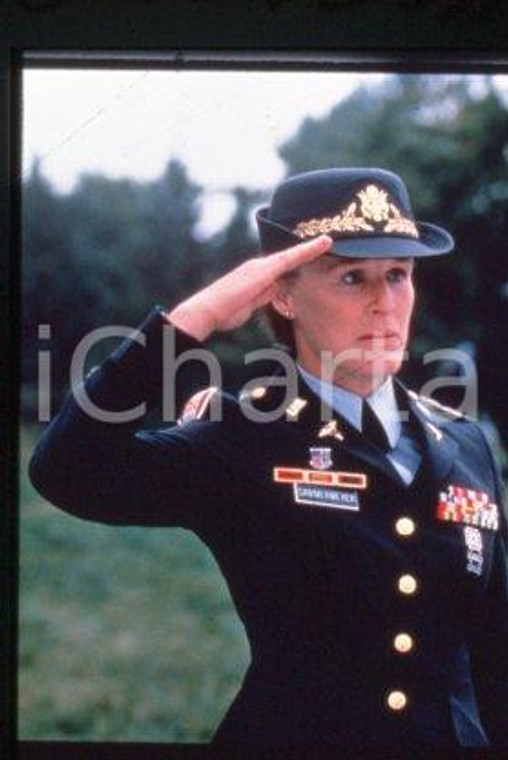 Glenn CLOSE - CINEMA "Serving in Silence" Actress 1995 * 35 mm vintage slide 2