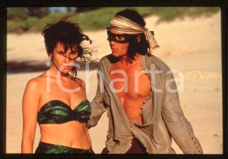 Géraldine PAILHAS Johnny DEPP CINEMA Don Juan DeMarco 1994 *35mm vintage slide 9