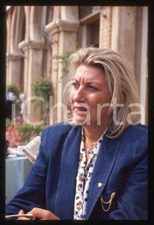 Lalla TRUPIA - PCI ITALIA Ritratto 1990 ca * 35 mm vintage slide 14