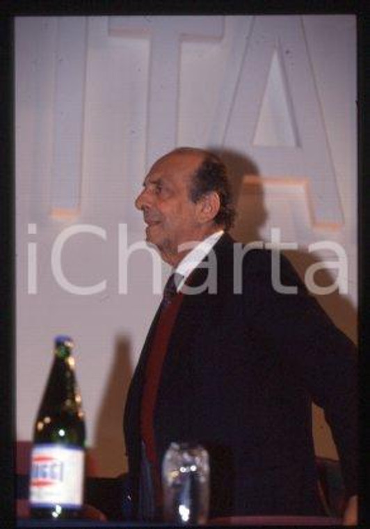 Raffaele VALENSISE - MSI Politico italiano 1995 ca * 35 mm vintage slide 1
