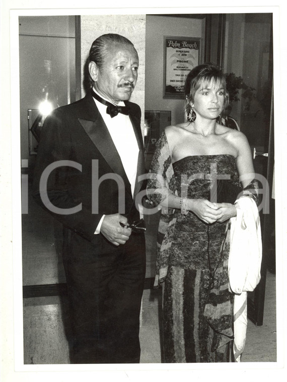 1986 FESTIVAL DI CANNES Véronique JANNOT e Mohammed LAKHADAR-HAMINA (2) Foto