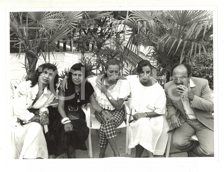 1985 VENEZIA Mostra del Cinema - Il cast del film "Mamma Ebe" - Foto 24x18 cm