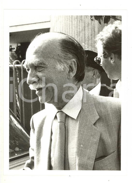 1985 ca POLITICA MSI - Ritratto di Giorgio ALMIRANTE (2) - Foto 18x24 cm