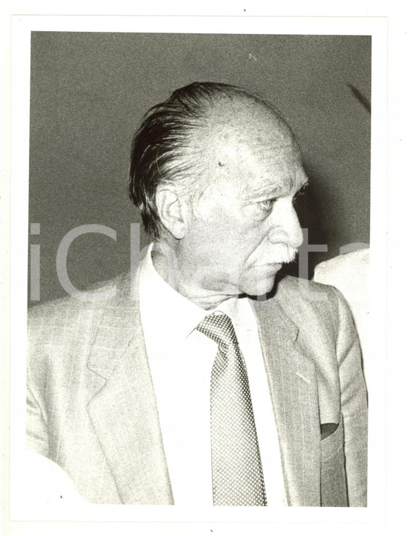 1985 ca POLITICA MSI - Ritratto di Giorgio ALMIRANTE (3) - Foto 18x24 cm