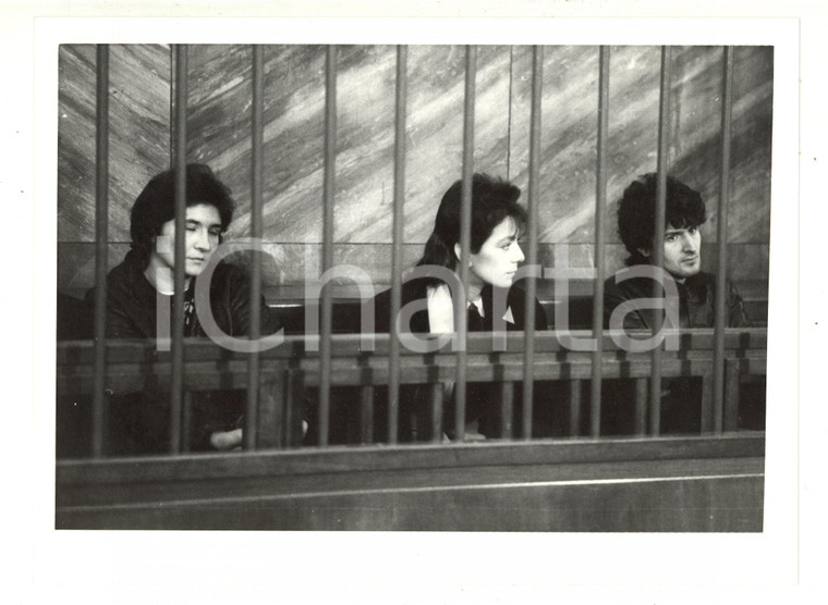 1986 MILANO CRONACA - Massimo BRUNDU Anna LOPOMO in tribunale (2) *Foto 24x18 cm