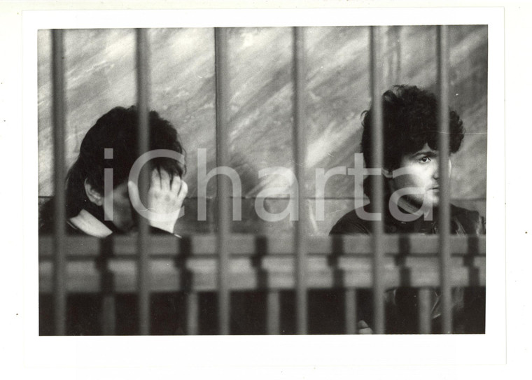 1986 MILANO CRONACA - Massimo BRUNDU Anna LOPOMO in tribunale (3) *Foto 24x18 cm