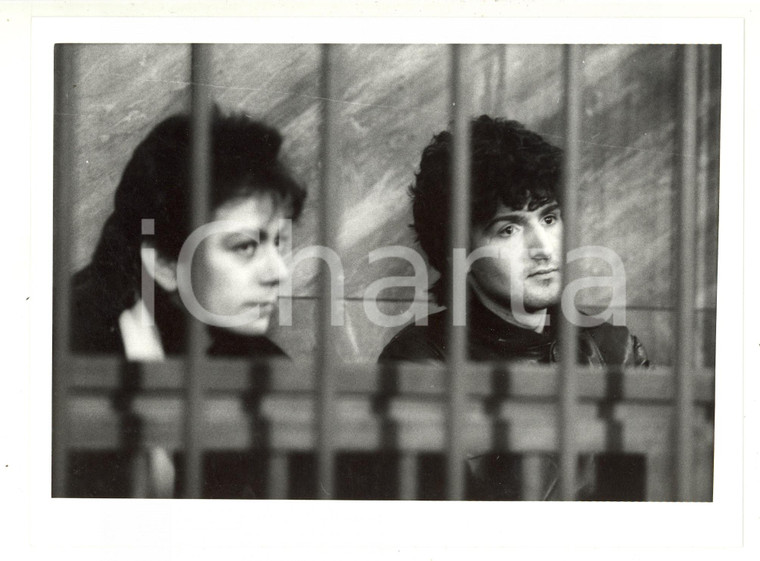 1986 MILANO CRONACA - Massimo BRUNDU Anna LOPOMO in tribunale (4) *Foto 24x18 cm