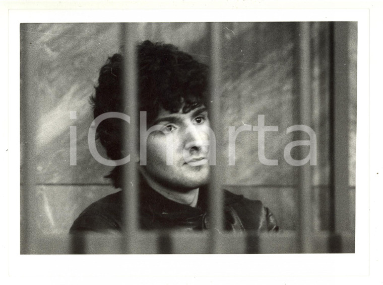 1986 MILANO CRONACA - Ritratto di Massimo BRUNDU in tribunale - Foto 24x18 cm