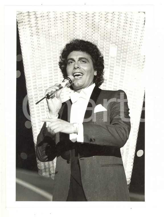 1984 FESTIVAL DI SANREMO - CHRISTIAN sul palco dell'Ariston - Foto 18x24 cm