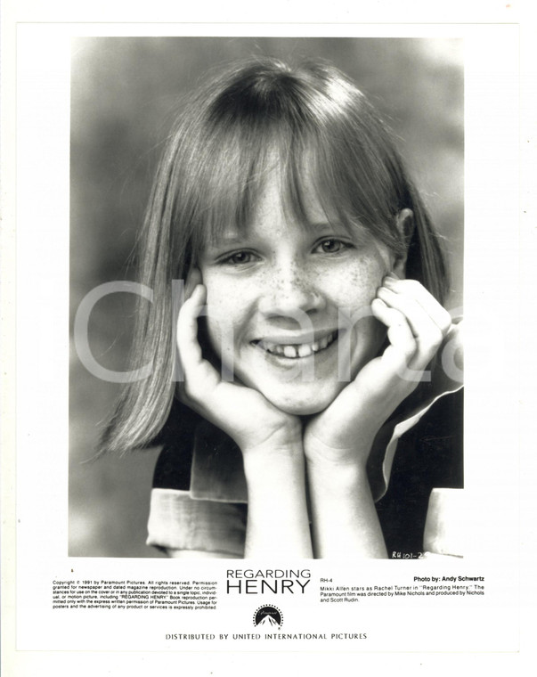 1991 CINEMA "Regarding Henry" Mike NICHOLS - Mikki ALLEN - Foto 21x26 cm