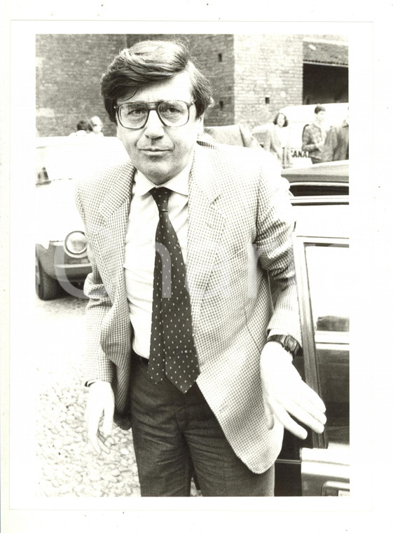1984 MILANO Castello Sforzesco - Arrivo di Vincenzo SCOTTI al convegno DC - Foto