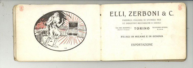 1930 ca TORINO - ELLI ZERBONI Utensili industrie meccaniche e navali - Catalogo