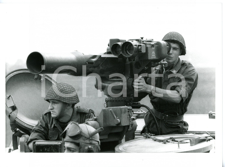 1990 ca ESERCITO Esercitazioni militari - Missile TOW *Foto 24x18 cm