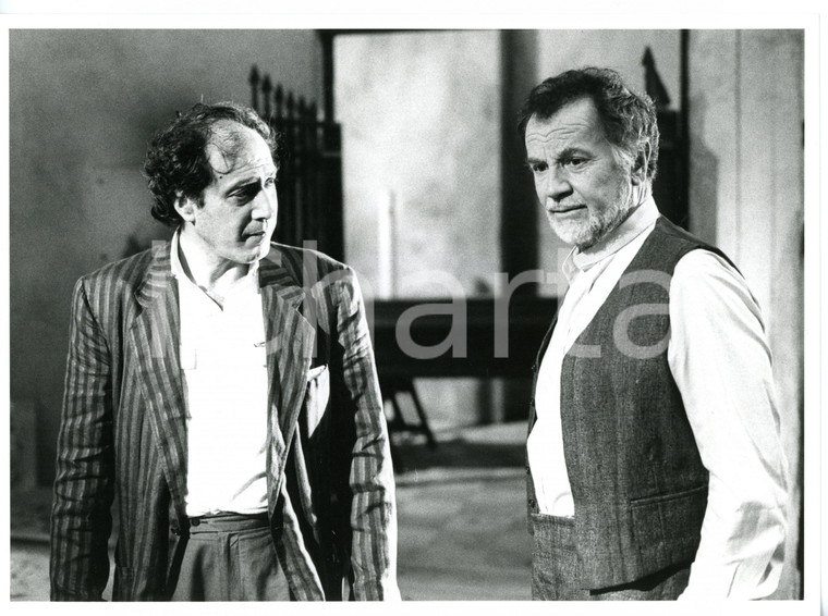 1986 RAI TRE "All'uscita" - Giorgio PRESSBURGER con Gabriele FERZETTI Foto