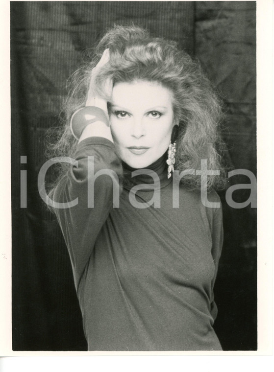 1985 ca COSTUME Ritratto di MILVA *Fotografia VINTAGE 18x24 cm
