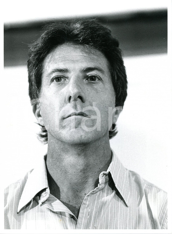 1985 VENEZIA Mostra del Cinema - Ritratto di Dustin HOFFMAN *Foto 18x24 cm