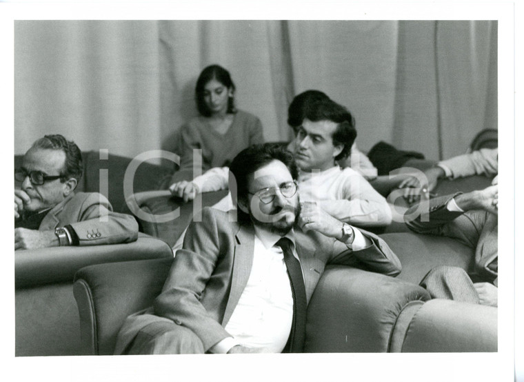 1985 ca CANNES Festival del Cinema - Ritratto di Renzo ROSSELLINI *Foto 24x18 cm