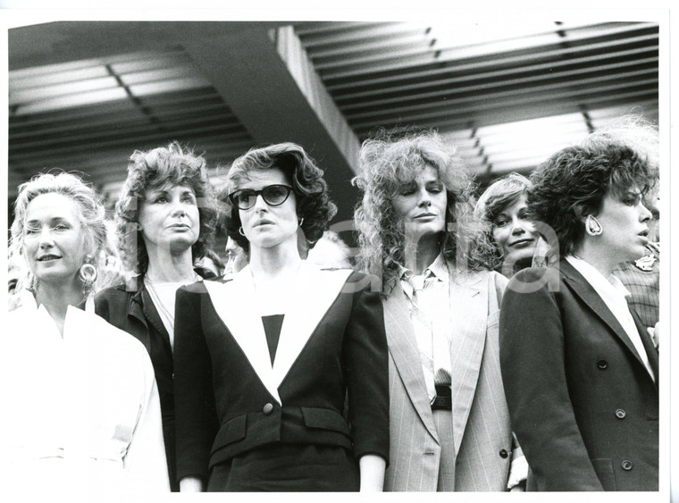 1985 ca CANNES Festival del Cinema - Foto di gruppo con Fanny ARDANT *24x18 cm