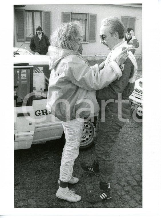 1986 9° RALLY AUTODROMO DI MONZA Marina PERZY con Cristiano MINELLONO - Foto