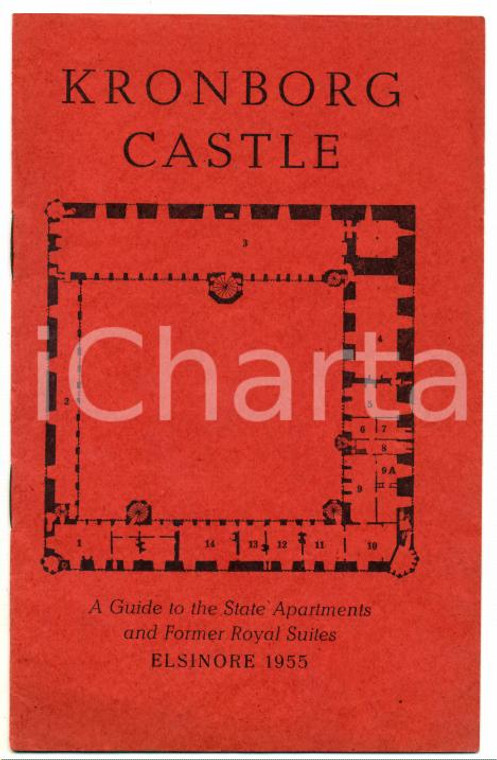1955 HELSINGOR Kronborg Castle - Guide to state apartment and royale suites