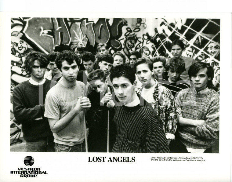 1989 CINEMA "Lost Angels" - Adam HOROVITZ con ragazzi Valley Acres Clinic *Foto