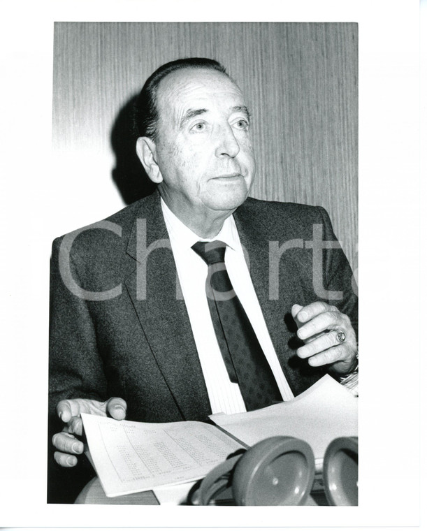 1985 ca ROMA Ritratto ambasciatore Rinieri PAULUCCI DI CALBOLI - Foto 20x25 cm