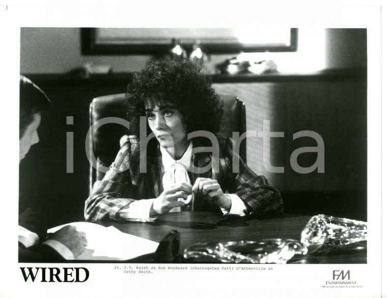 1989 CINEMA "Wired" - Patti D'ARBANVILLE durante interrogatorio *Foto 25x20 cm