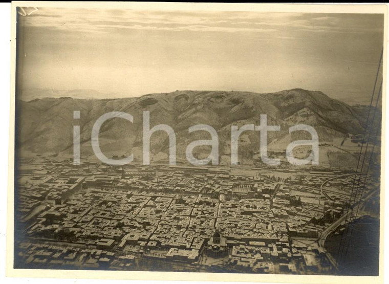 1926 COMO La città sotto la neve vista da Brunate - Foto VINTAGE 12x9 cm